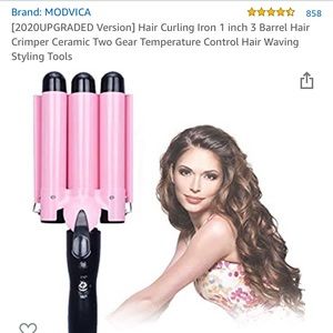 NEW 3 Barrel Curling Iron!